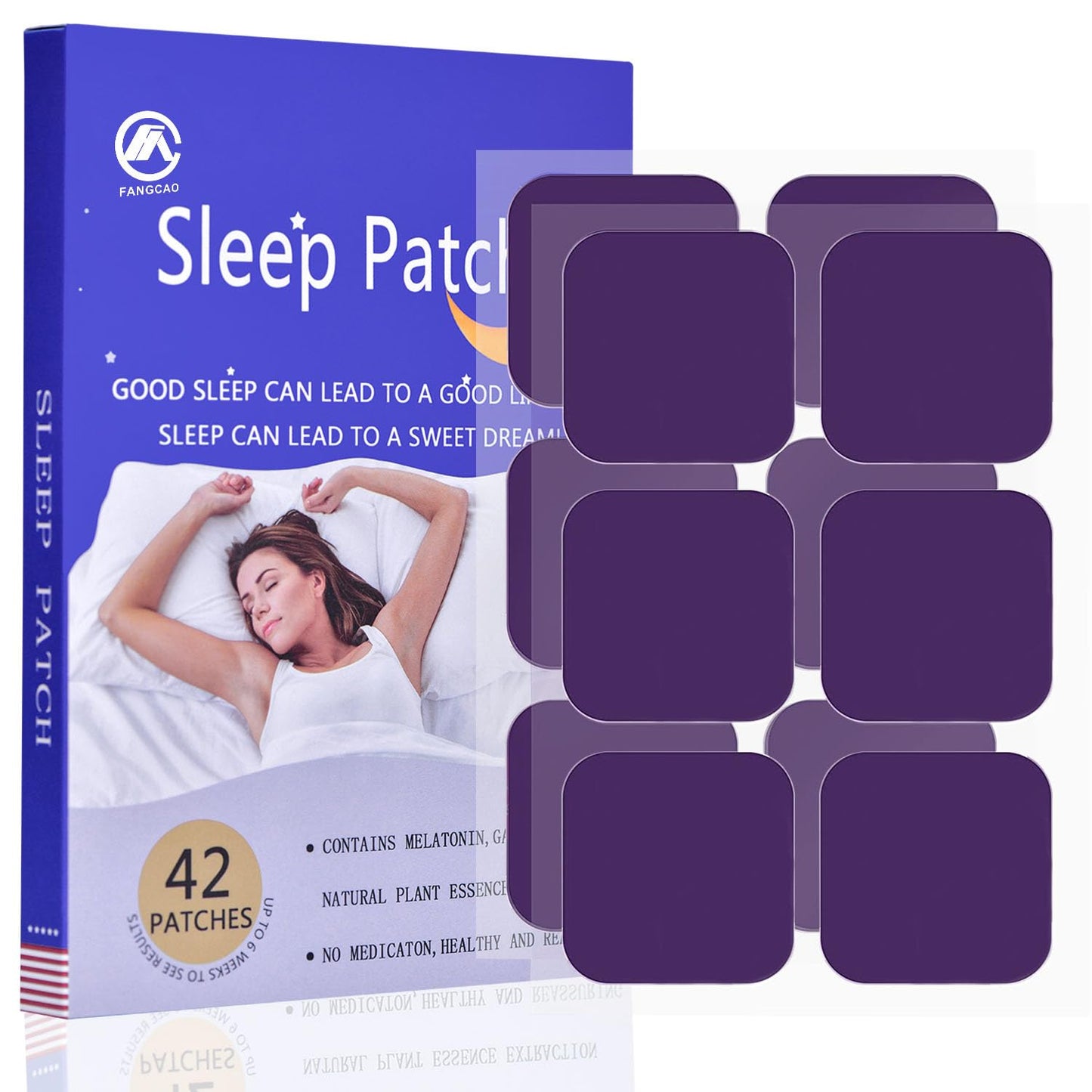 Sleep Patches for Adults – Premium 42-Patch Set, Easy to Apply