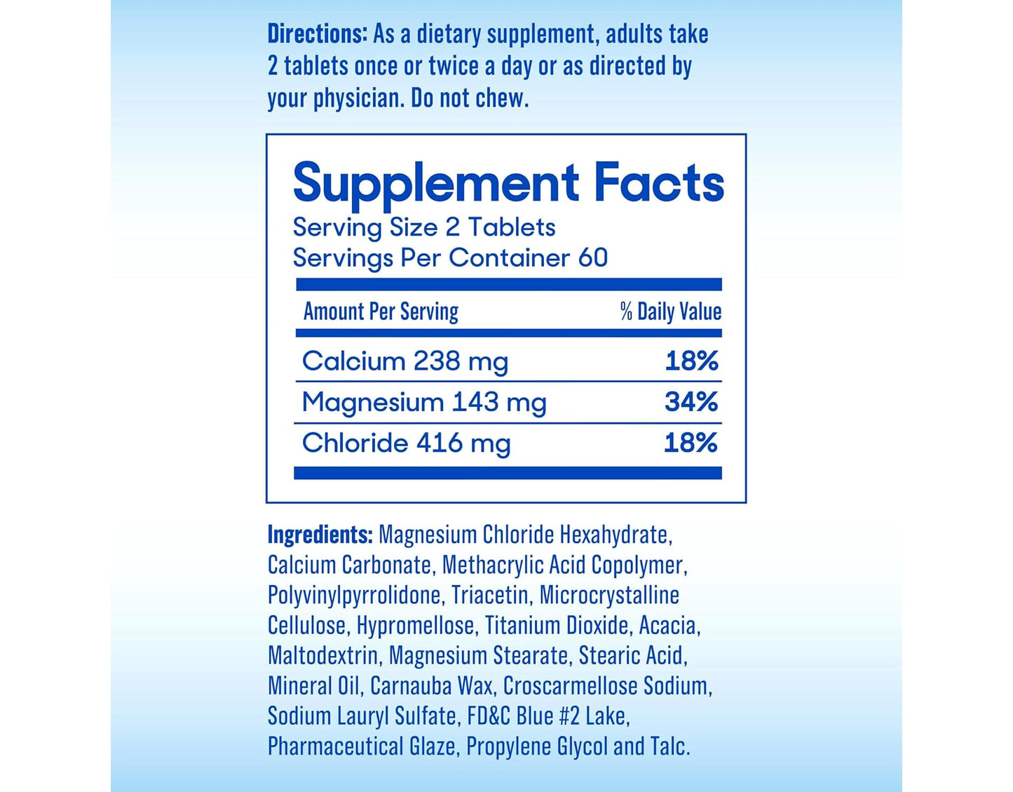 Slow-Mag Magnesium Chloride and Calcium, 60 Tablets Each (Value Pack of 3)