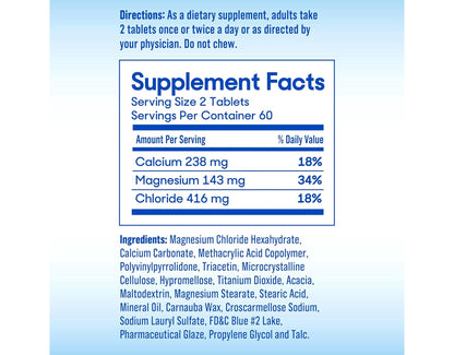 Slow-Mag Magnesium Chloride and Calcium, 60 Tablets Each (Value Pack of 3)