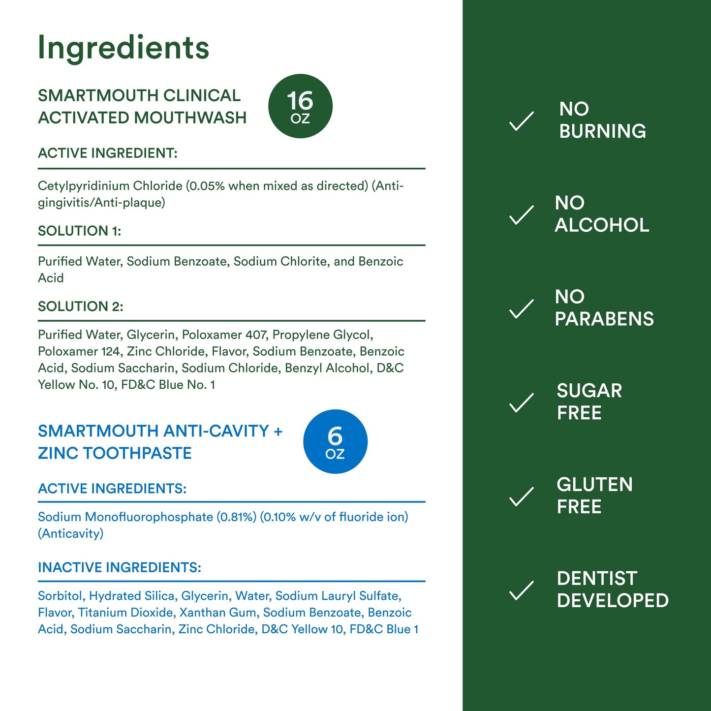 SmartMouth DDS Activated Mouthwash & Toothpaste – Bad Breath & Gum Health