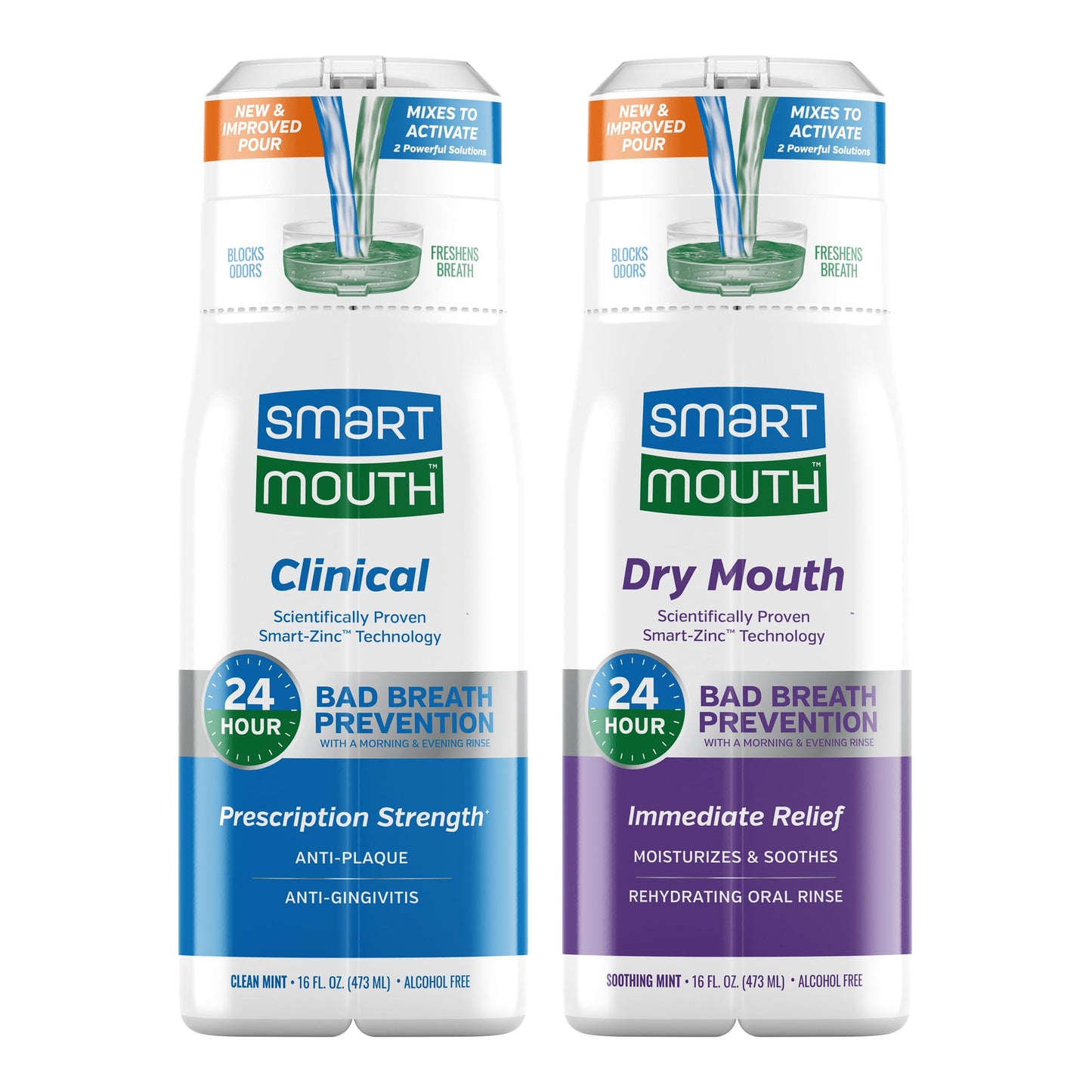 SmartMouth Dry Mouth Activated Mouthwash - 16 oz