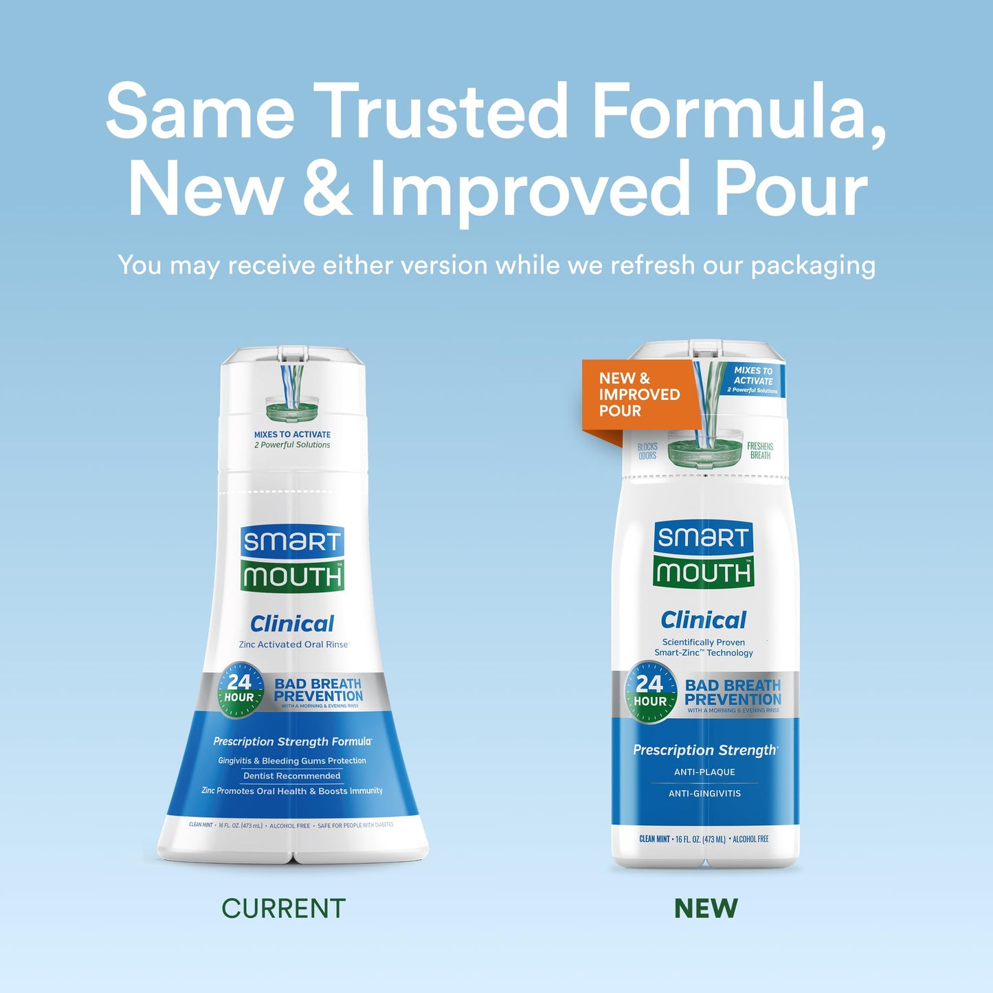 SmartMouth Dry Mouth Activated Mouthwash - 16 oz