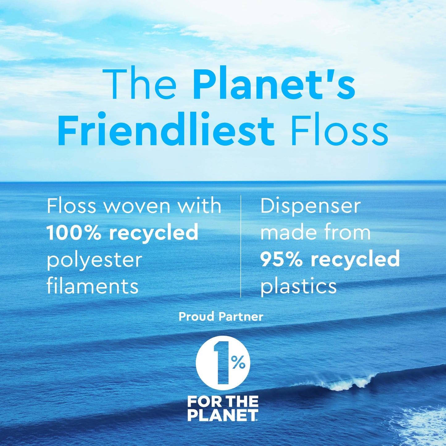 Smile Expanding Floss: Premium Woven Dental Floss, Plant-Based Wax