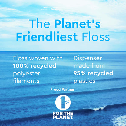 Smile Expanding Floss: Premium Woven Dental Floss, Plant-Based Wax