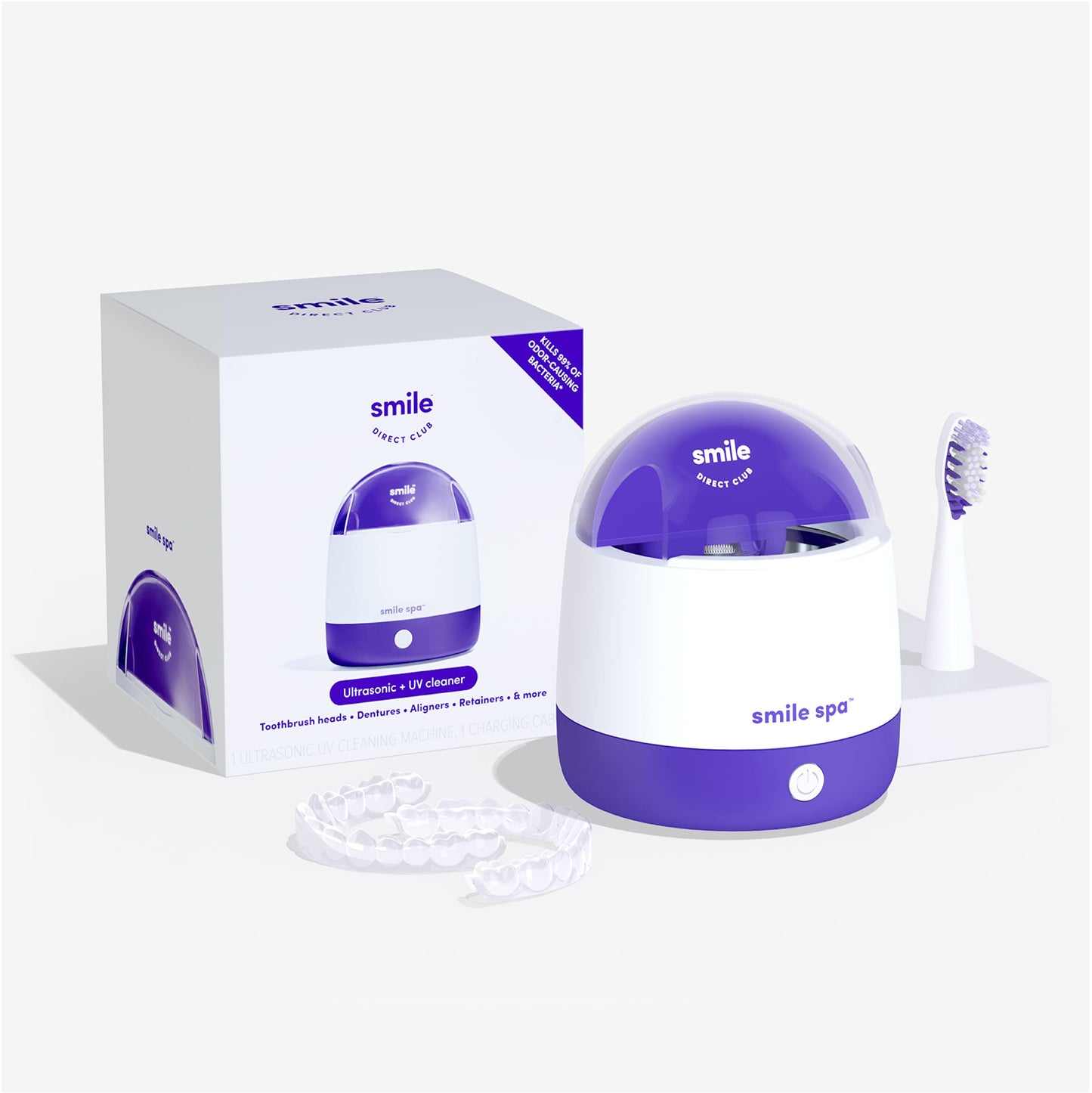 Smile Spa Ultrasonic & UV Cleaner for Aligners, Retainers | SmileDirectClub