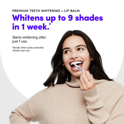 SmileDirectClub Teeth Whitening Kit with Lip Balm — 4-Pack, 1.4ml Gel Pens | Professional Strength