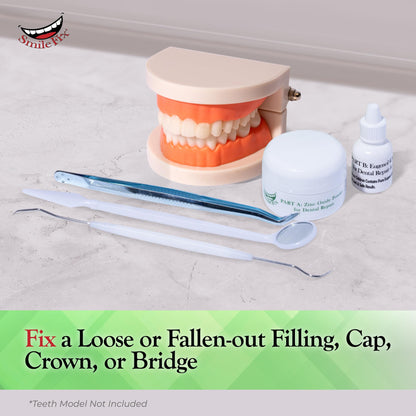 SmileFix Dental Repair Kit: Fillings, Caps, Crowns & Bridges