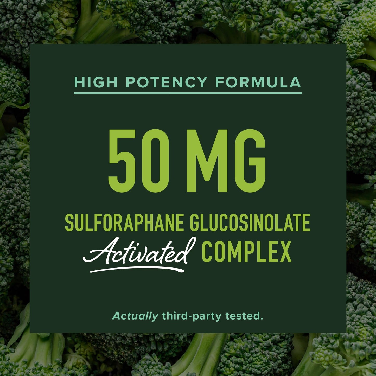 SMNutrition 50MG Sulforaphane Supplement from Broccoli Sprouts | NRF2 Activation & Immune Support