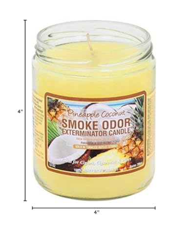 Smoke Odor Exterminator Candle, Pineapple & Coconut - 13 oz
