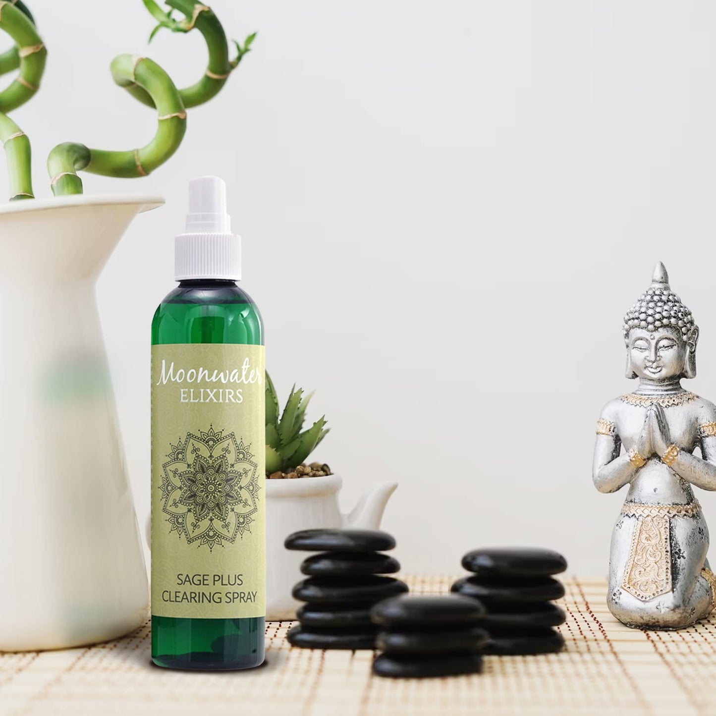 White Sage Smudge Spray – Reiki-Charged Aura Protection & Spiritual Cleansing | 2x4oz