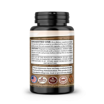SMSHEALTH Mushroom Capsules - 50% Polysaccharides, 2000mg Daily – Lion's Mane, Reishi, Turkey Tail