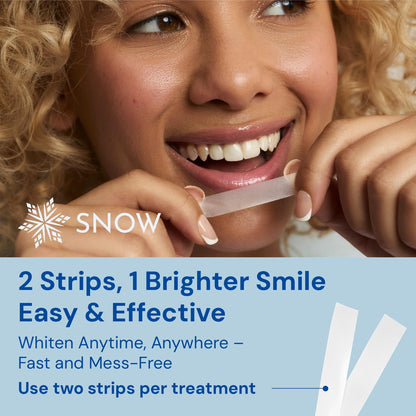 Snow DiamondSeries Whitening Strips 14 CT | Easy, Dissolvable Whitening