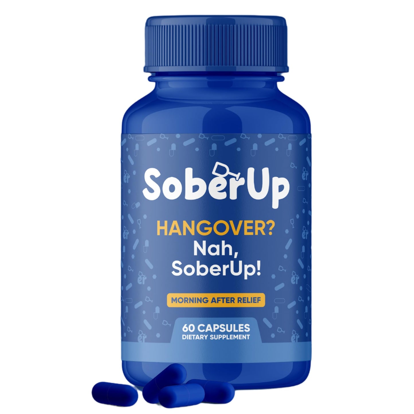 SoberUp Recovery Boost – Hydration, Electrolytes, Antioxidants | Vegan, 60 Count