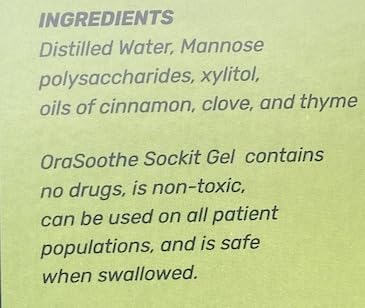Orasoothe SOCKIT Gel 10g Tube with 1 Extra Spark Dental Co Applicator Tube | Canker Sore Relief