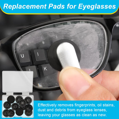 Eyeglass Cleaner Replacement Pads – 12 Pcs for Peeps CarbonKlean Eyewear Cleaning Kit (6 Pairs)