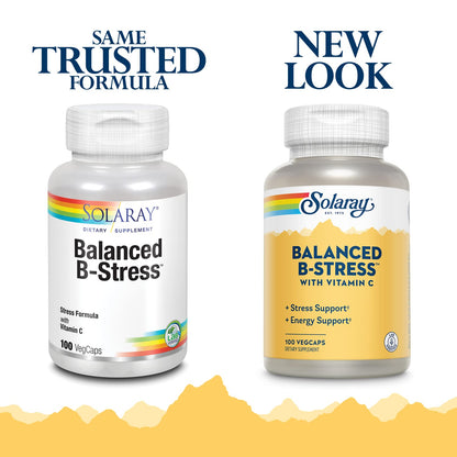 SOLARAY B-Stress Supplement | 100 Count