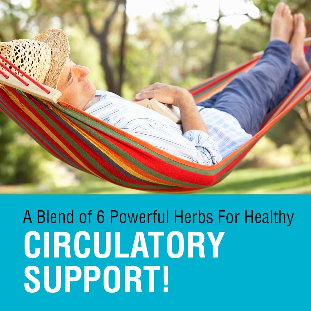SOLARAY Circulation Blend SP-11B | Herbs & Cell Salt for Healthy Circulatory System Support | 50 Servings | 100 VegCaps