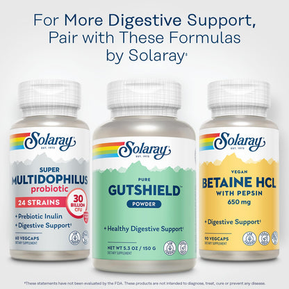 SOLARAY Gutshield Powder 150 Gram - Gut Health & Immune Support