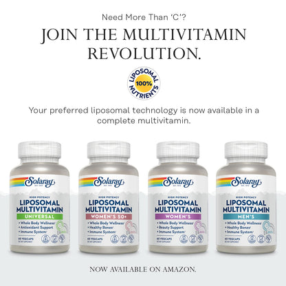 SOLARAY Mega Vitamin B-Stress — Timed Release B-Complex with B12, B6, Folic Acid & Vitamin C | Vegan, 60-Day Guarantee