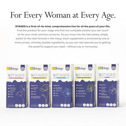 Solaray PMS & Menstrual Support – Vitex, Cramp Bark, No Hormones