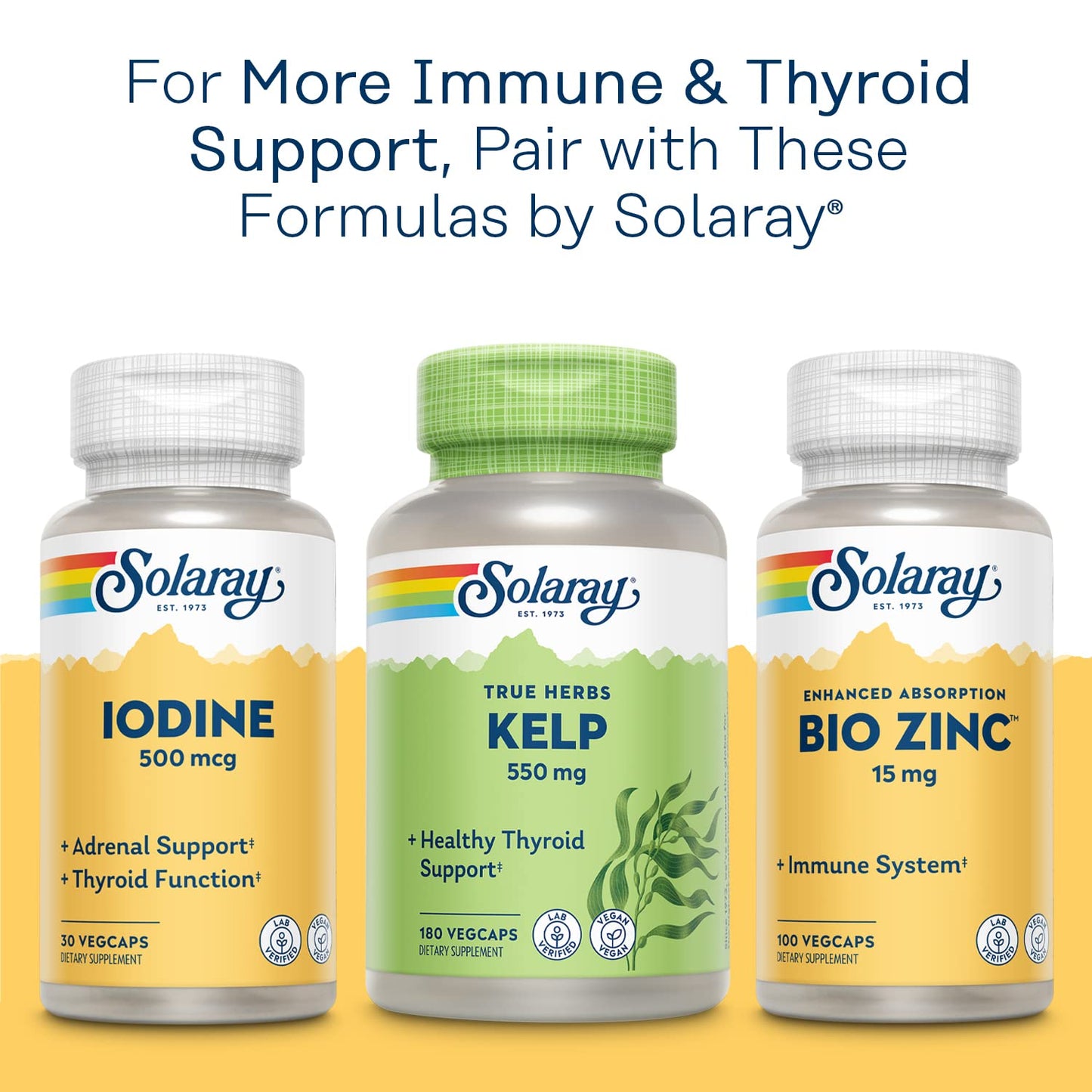 Solaray Yeast Free Selenium 100mcg – Immune & Thyroid Support | 90 VegCaps