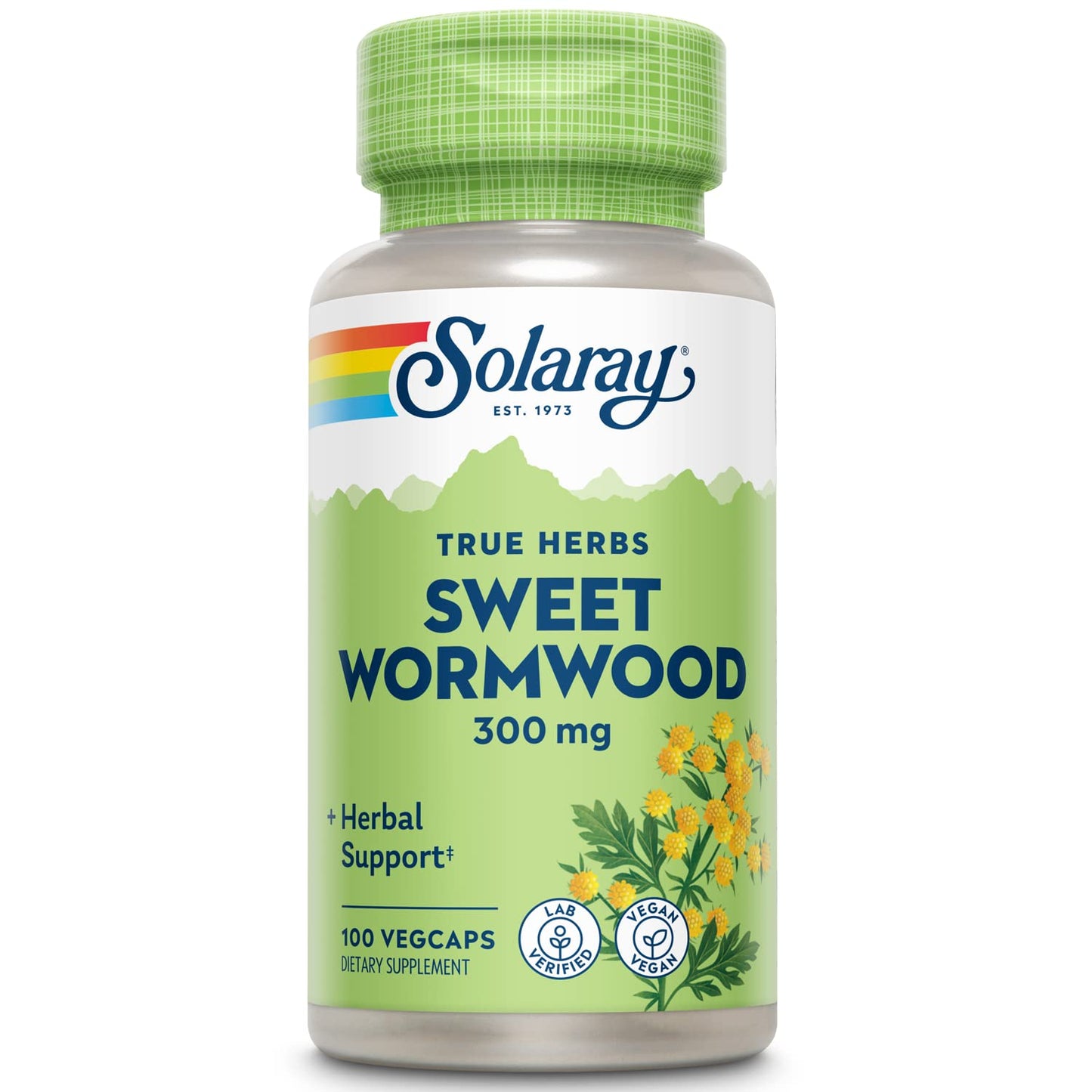 SOLARAY Sweet Wormwood Aerial Veg Cap 300mg 100ct