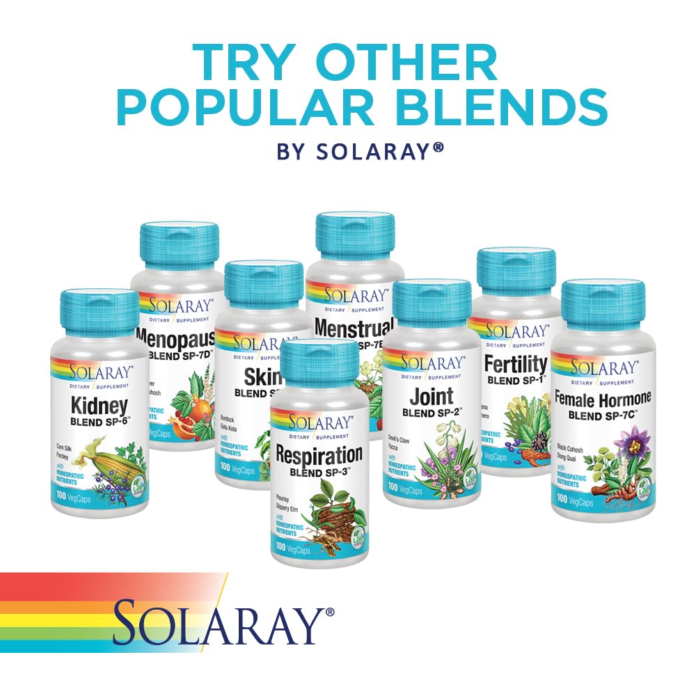 SOLARAY Thyroid Blend SP-26 - Herbal Support for Thyroid Function | Non-GMO, Vegan | 100 VegCaps