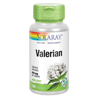 SOLARAY Valerian 470mg | Relaxation Support (100 CT)