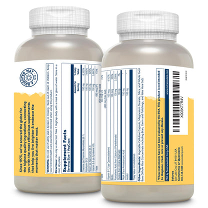 SOLARAY Vitamin B Complex 100 mg, 275 VegCaps | Energy, Immune & Nerve Support | Vegan