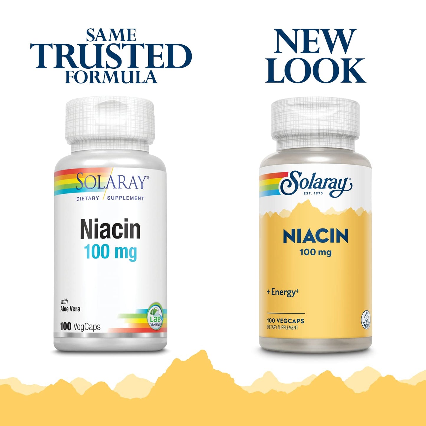 SOLARAY Niacin 100 mg, Vitamin B3 | Skin Health, Nervous System & Circulation Support | 100ct