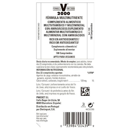 Solgar Formula VM-2000 Multinutrient System – 180 Tablets, Immune Support, Vegan