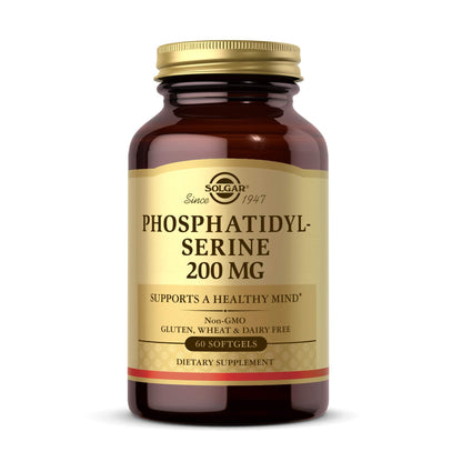 Solgar Phosphatidylserine 200 mg Softgels – 60 Servings | Premium Brain Health