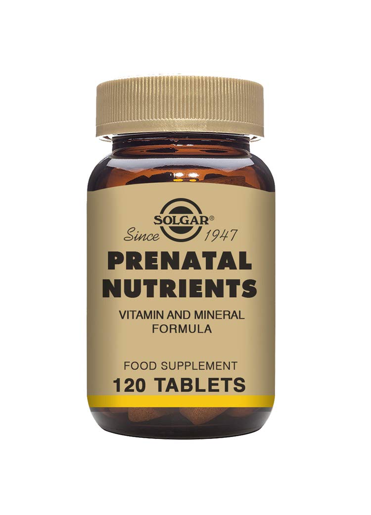 Solgar Prenatal Nutrients - 120 Tablets | Pregnancy Multivitamin & Mineral
