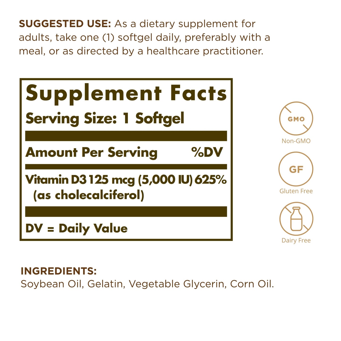 Solgar Vitamin D3 400 IU Softgels – 2-Pack | 200 Servings | Bones, Teeth & Immune Support