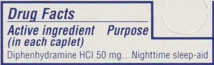 Sominex Nighttime Sleep-Aid Caplets – Maximum Strength (16 ea) Pack of 3