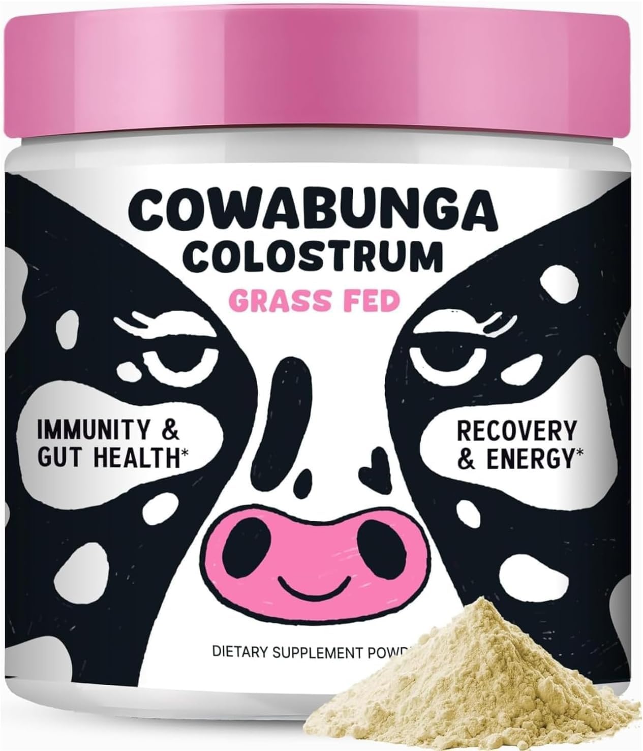 SonoHealth Cowabunga Colostrum Powder – Pure, Unaltered Colostrum for Immune & Gut Support