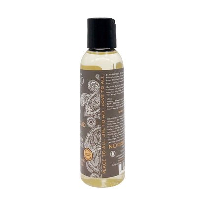 Soothing Touch Organic Sandalwood Bath, Body & Massage Oil – 4 fl oz