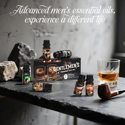 Soulorigin Gentleman Fragrance Oils Set – Diffuser Oils for Home & DIY