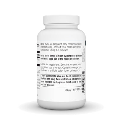 Source Naturals Acetyl L-Carnitine 500 mg Tablet - 120 Count | Vegetarian