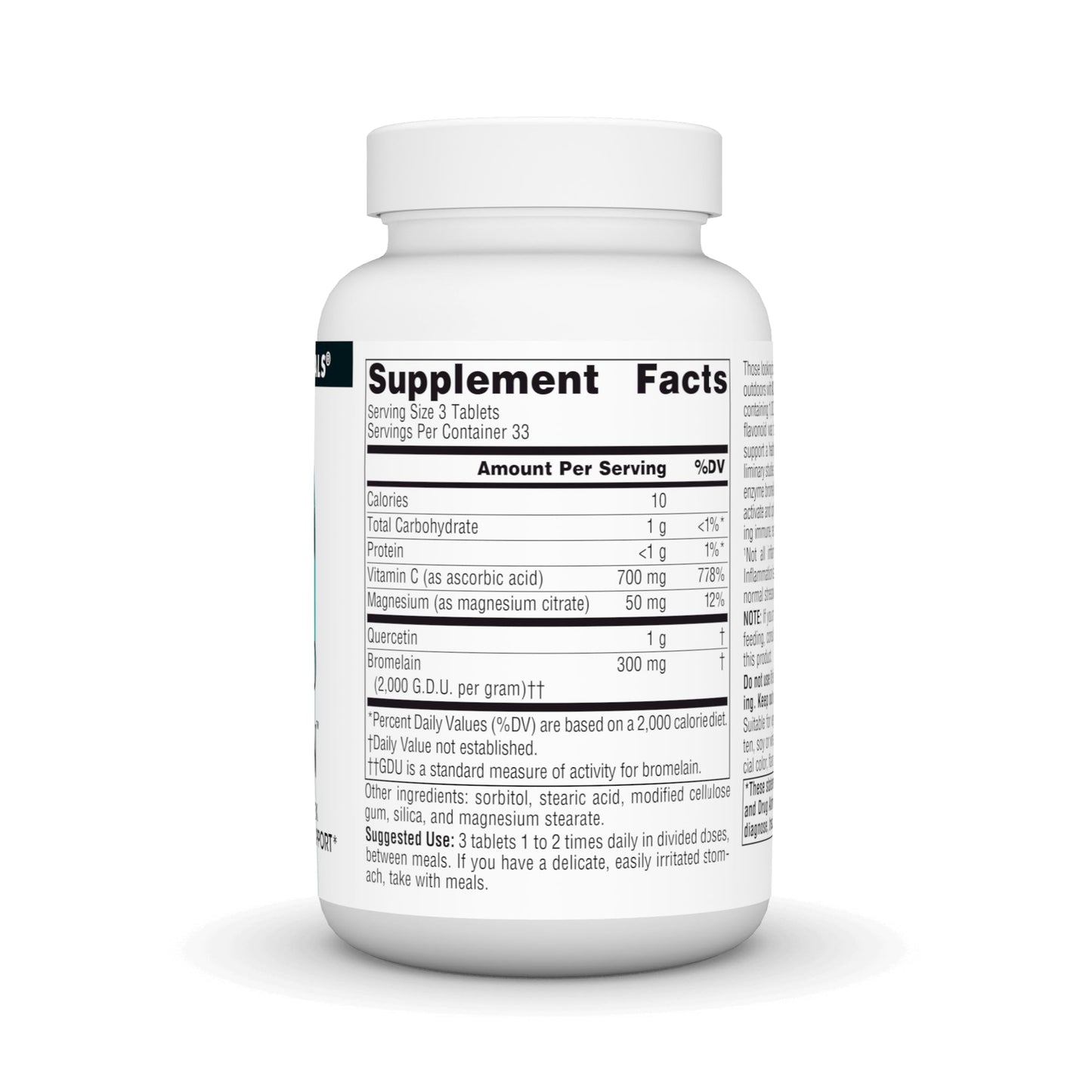 Source Naturals Activated Quercetin – Plant-Derived Bioflavonoid Complex | Seasonal & Immune Defense | 100 Vegetarian Friendly Tablets