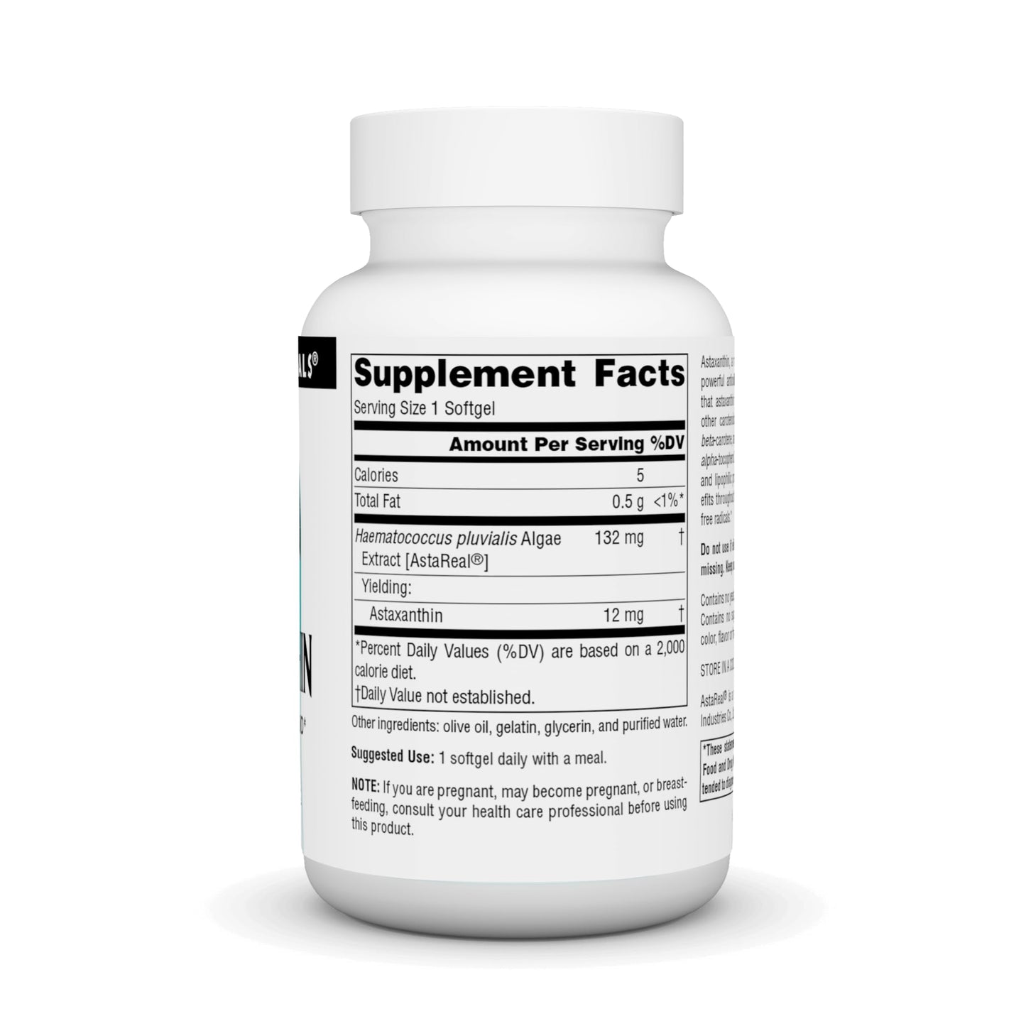 Source Naturals Astaxanthin 12mg – 90 Softgels | Antioxidant Carotenoid