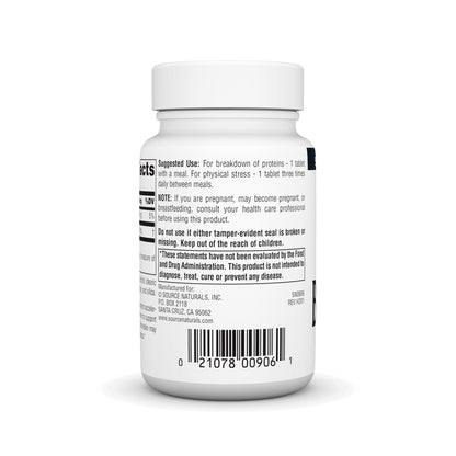 Source Naturals Bromelain 500mg Proteolytic Enzyme Supplement - 60 Tablets