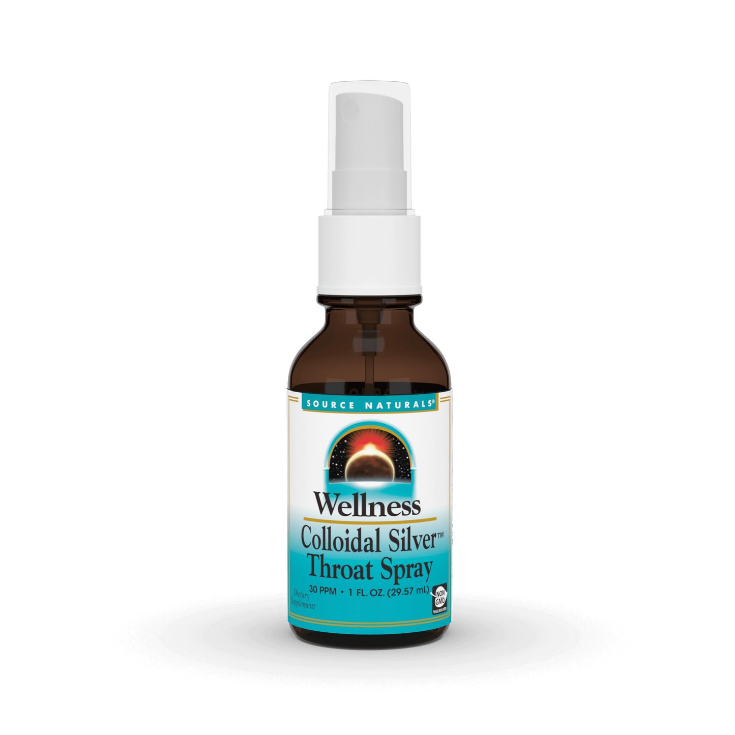 Source Naturals Wellness Colloidal Silver 30 PPM Liquid Spray Bottle - 1 fl oz