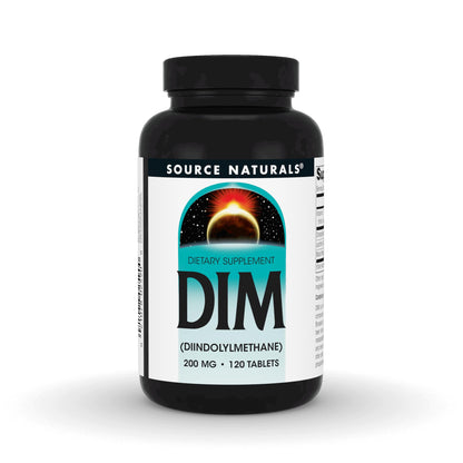 Source Naturals DIM 200 mg with BioPerine – 120 Tablets
