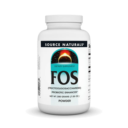 Source Naturals FOS Powder – Fructooligosaccharides Probiotic Enhancer, 200 g
