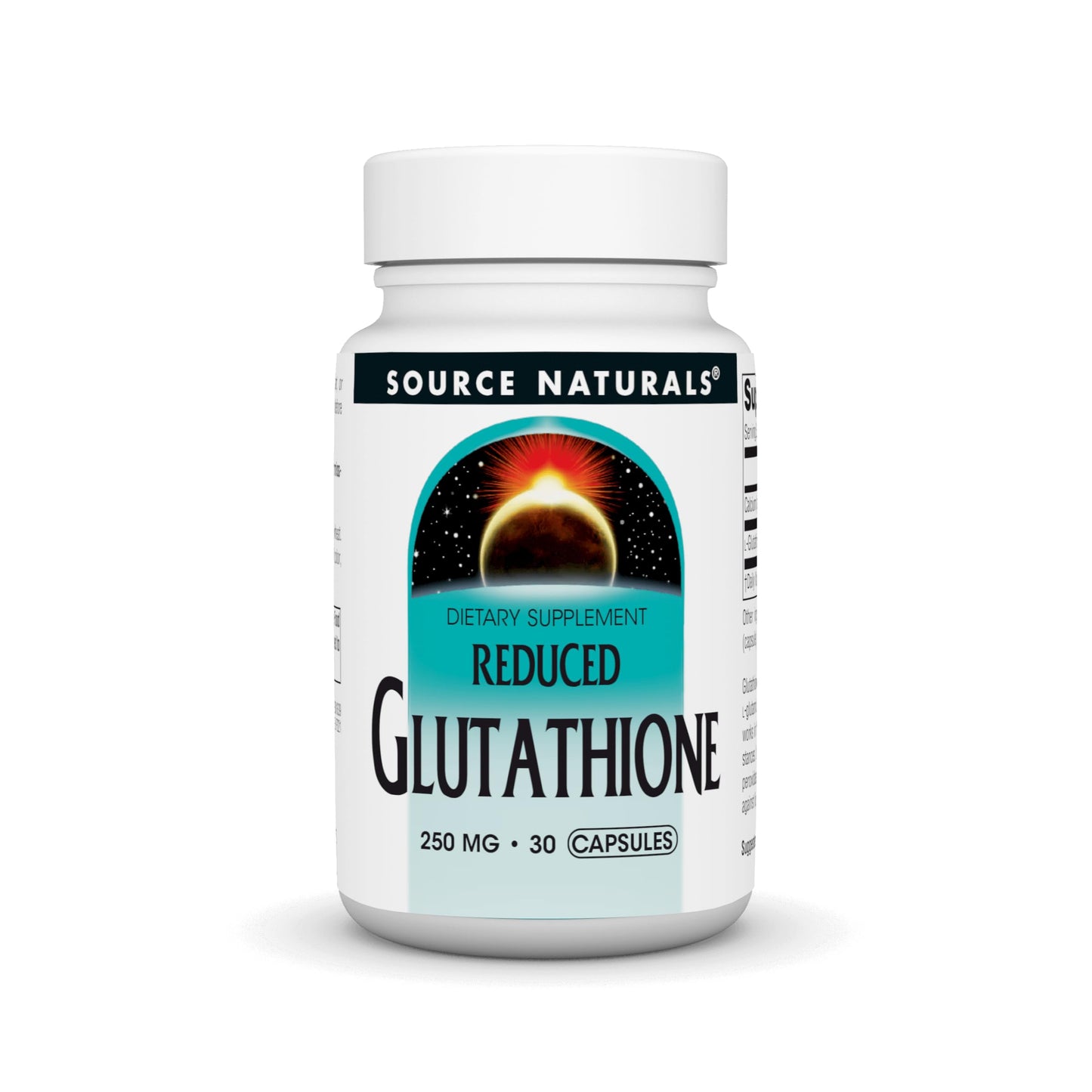 Source Naturals Glutathione - 250mg Liver Support - 30 Capsules