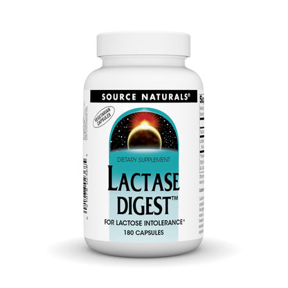 Source Naturals Lactase Digest - Lactose Intolerance Support | 180 Capsules