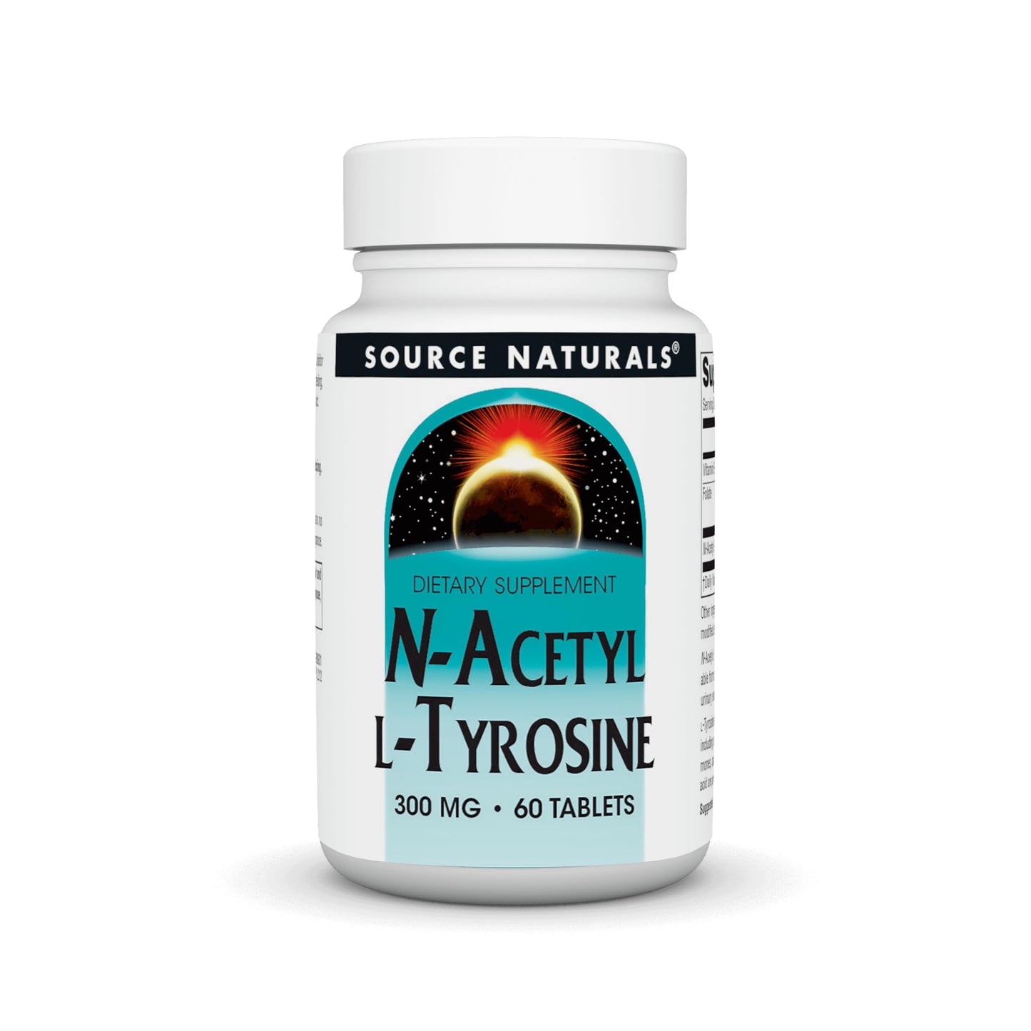 Source Naturals N-Acetyl L-Tyrosine 300 mg - 60 Tablets