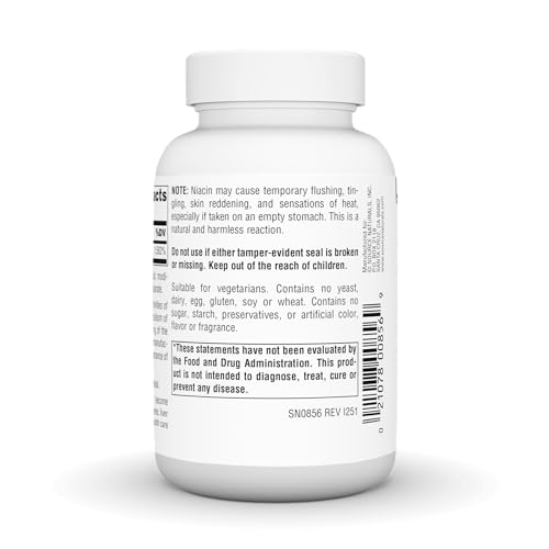 Source Naturals Niacin 250 – Vegan Vitamin B-3 Tablets, 250 Count
