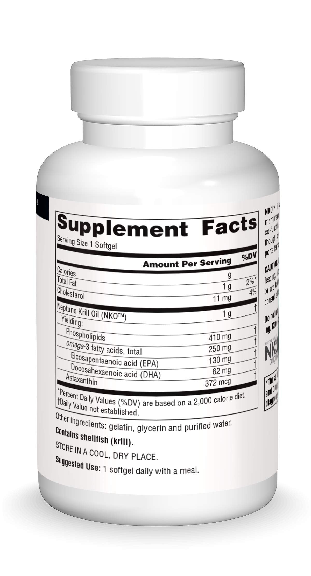 Source Naturals NKO Neptune Krill Oil 1000 mg – Heart Health, 90 Softgels